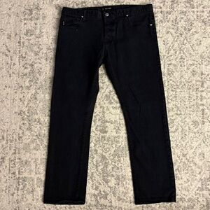 Diamond Supply Co Japanese Fabrics Black  Mens Jeans Size 38 Brand NWWT